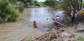 Localizan cuerpo de Angelito arrastrado en el río Cotaxtla.