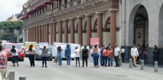Protestan por la falta de búsqueda de maestro desaparecido en Álamo.