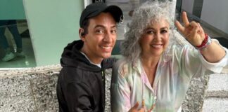 Amanda Miguel supera contratiempo con maleta y deleita a su público.