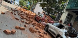 Seis vehículos impactados por camión sin frenos en calle Veracruz #Xalapa