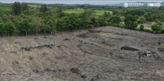 Hallan restos de una casa prehispánica, en Papantla, Veracruz.