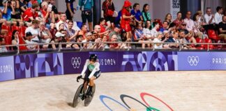 Daniela Gaxiola clasifica a cuartos de final de keirin femenil en París 2024