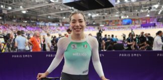Daniela Gaxiola consigue sexto lugar histórico en keirin femenil de Juegos Olímpicos.