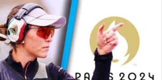 Gabriela Rodríguez, séptima en skeet de tiro deportivo olímpico.
