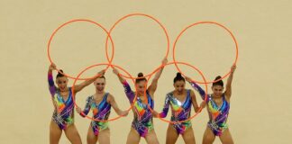 Conjunto mexicano de gimnasia rítmica vivió histórico debut en París 2024.