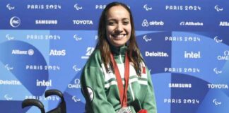 Haidee Viviana Aceves consigue su segunda medalla de plata en París .