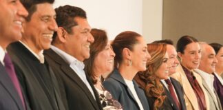 Afina Rocío Nahle con Claudia Sheinbaum proyectos prioritarios para Veracruz.