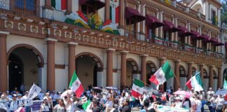 #Veracruz: Continúan las marchas del Poder Judicial Federal en contra de la reforma a dicha soberanía #Video