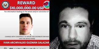 Reportan detención de Iván Archivaldo Guzmán, Hijo de El Chapo Guzmán.