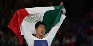 Luis Mario Nájera logra plata para México en para taekwondo de París 2024