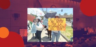 Mujeres resisten contra reforma judicial en cámara de diputados y calles .