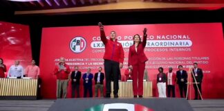 Alejandro Moreno se reelige con 440 votos de algunos priístas.