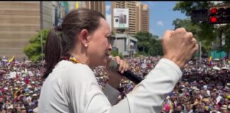 Edmundo González y Corina Machado presiden histórica protesta mundial contra fraude de Maduro.