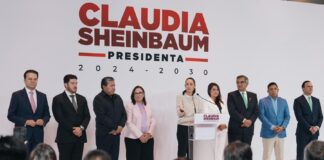 Sheinbaum define como proyectos prioritarios obras de agua potable y carreteras.