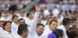 Cuitláhuac García le dio orden y paz social a Veracruz: Gómez Cazarín.