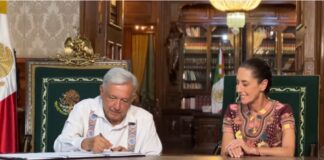#Video: AMLO promulga la reforma judicial al signar y publicar el decreto .