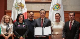 Cuitláhuac García firma decreto que reforma al Poder Judicial