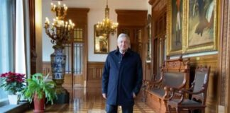 Si se va de palacio. “ahora si a la Chin…” declara el Presidente López Obrador.