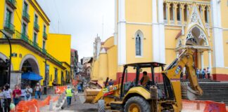 Continúan trabajos de obra en Revolución.