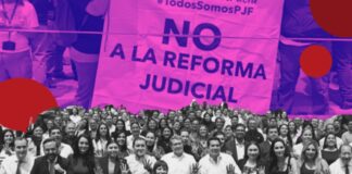 Defensoras manifiestan sus razones contra Reforma al Poder Judicial.