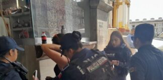 Detienen a una pareja en el centro de la capital del estado con droga “cristal”.