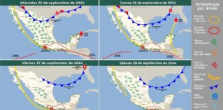 Prevén trayectoria de Helene para los siguientes días.