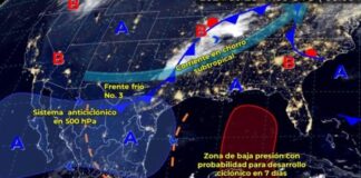 Tormenta tropical John provocará lluvias en Chiapas, Oaxaca, Puebla y Veracruz