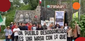 Xochimilco reprimió protesta por Hortensia Telésforo, activista territorial.