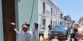 #Videos. En Veracruz reciben a López Obrador con gritos de ¡Dictador, Dictador!