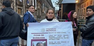 Buscadora Ceci Flores despide a AMLO con fuerte mensaje.