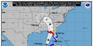 Alerta meteorológica por la tormenta tropical Helene.