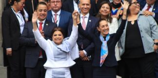 Crónica desde Donceles de la investidura de Clara Brugada.