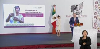 Sheinbaum presenta programas de soberanía alimentaria. Trabajadoras del campo entre ejes rectores.