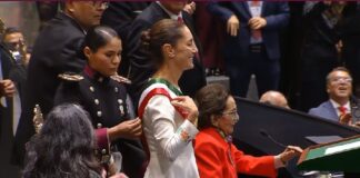 Toma de protesta histórica para las mujeres: Claudia Sheinbaum, primera presidenta .electa de México.