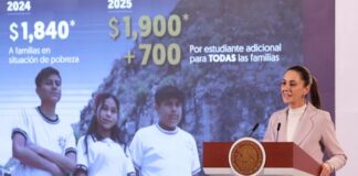 Nueva beca universal “Rita Cetina Gutiérrez” para estudiantes de educación básica beneficiará a 21.4 millones de estudiantes