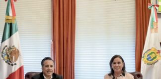 Rocío Nahle y Cuitláhuac García avanzan en proceso de entrega-recepción.