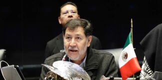 Ofrece disculpa Fernández Noroña a oposición por excluirles en comitivas de cortesía en ceremonia del 1 de octubre