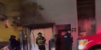 Reportan otro incendio en el centro histórico de Xalapa .