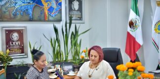 Entregan diputada y diputado sus informes de labores.