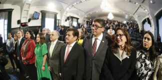 Karen Castrejón, María Guadalupe Chavira y Francisco Chíguil rinden protesta como senadores de la República