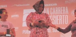 Corredora Rarámuri María Isidora Rodríguez ,1er lugar en Gran Carrera del desierto