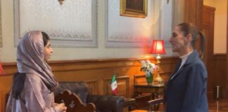 Se reúne Claudia Sheinbaum con Malala Malala Yousafzai, Premio Nobel de la Paz.