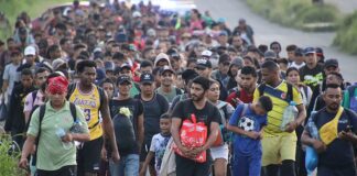 Viene la avalancha migrante .