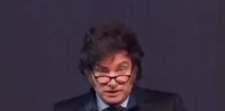 ¿Vieron lo que le pasó a Milei en Argentina?