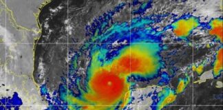Alerta Roja ante impacto de Milton en península de Yucatán.