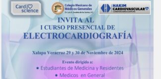 Cardioscience y Hakim Cardiovascular invitan al I CURSO DE ELECTROCARDIOGRAFÍA