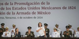 Asiste Rocío Nahle a Bicentenario de Promulgación de la Constitución Federal de México .