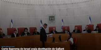 Corte Suprema de Israel avala destitución de Gallant.
