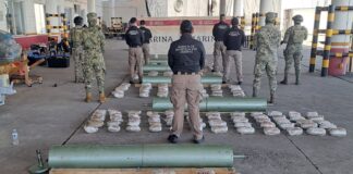 SEMAR incauta 141 kilogramos de droga en #Veracruz.