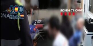 #España: Detenidas catorce personas del cártel de Sinaloa por secuestro y asesinato de un hombre . Captura de pantalla Policía Nacional de España